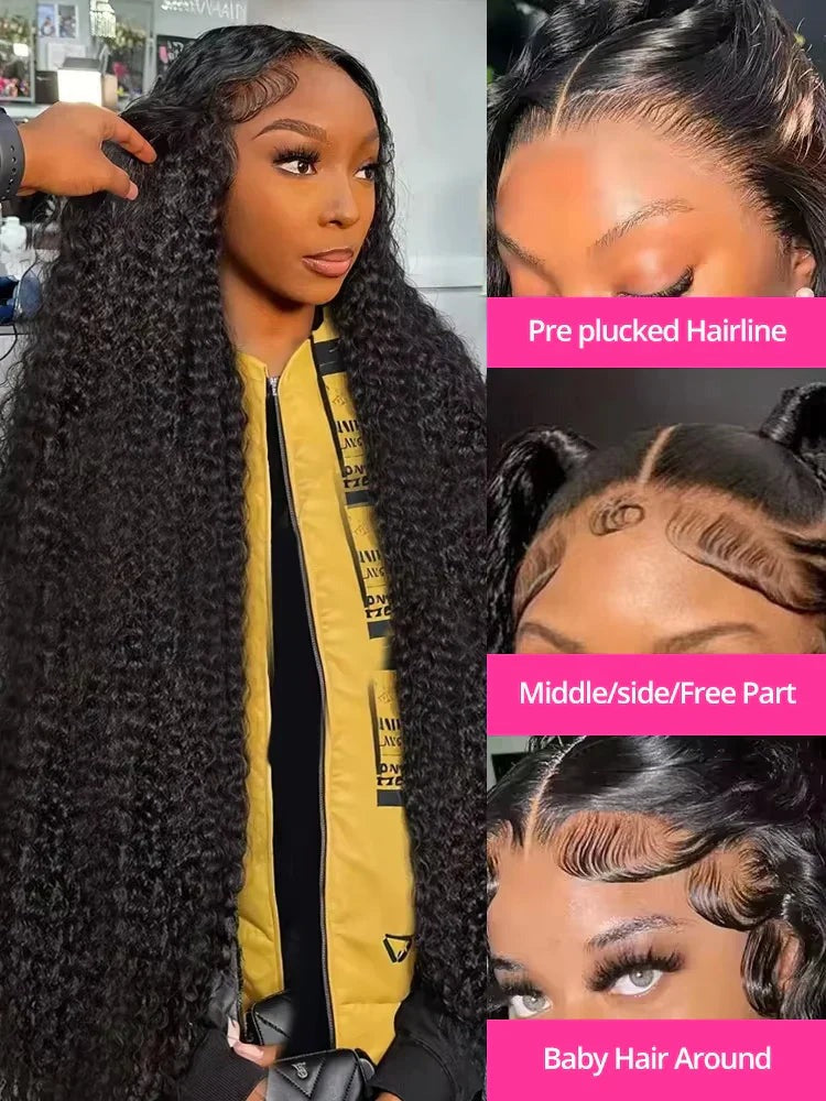 High Density Loose Deep Wave Curly Wigs