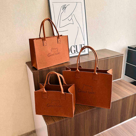 Large Capacity New Versatile Felt Single-shoulder Bag